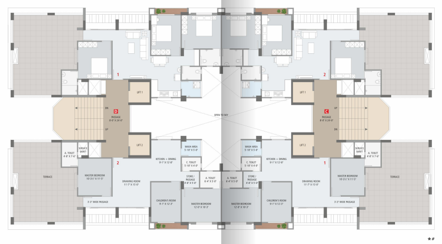 2 & 3 BHK apartments in Surat